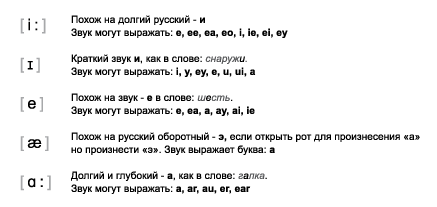 Список символов транскрипции