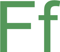 Заглавная и строчная буква - Ff