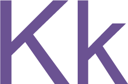 Заглавная и строчная буква - Kk