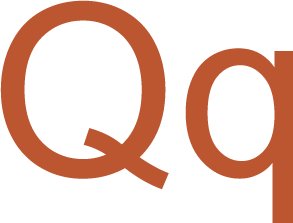 Заглавная и строчная буква - Qq